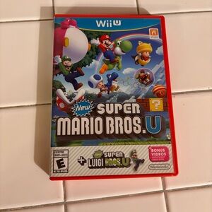 Super Mario Bros. U with New Super Luigi U. (Nintendo Wii U) Complete CIB Works